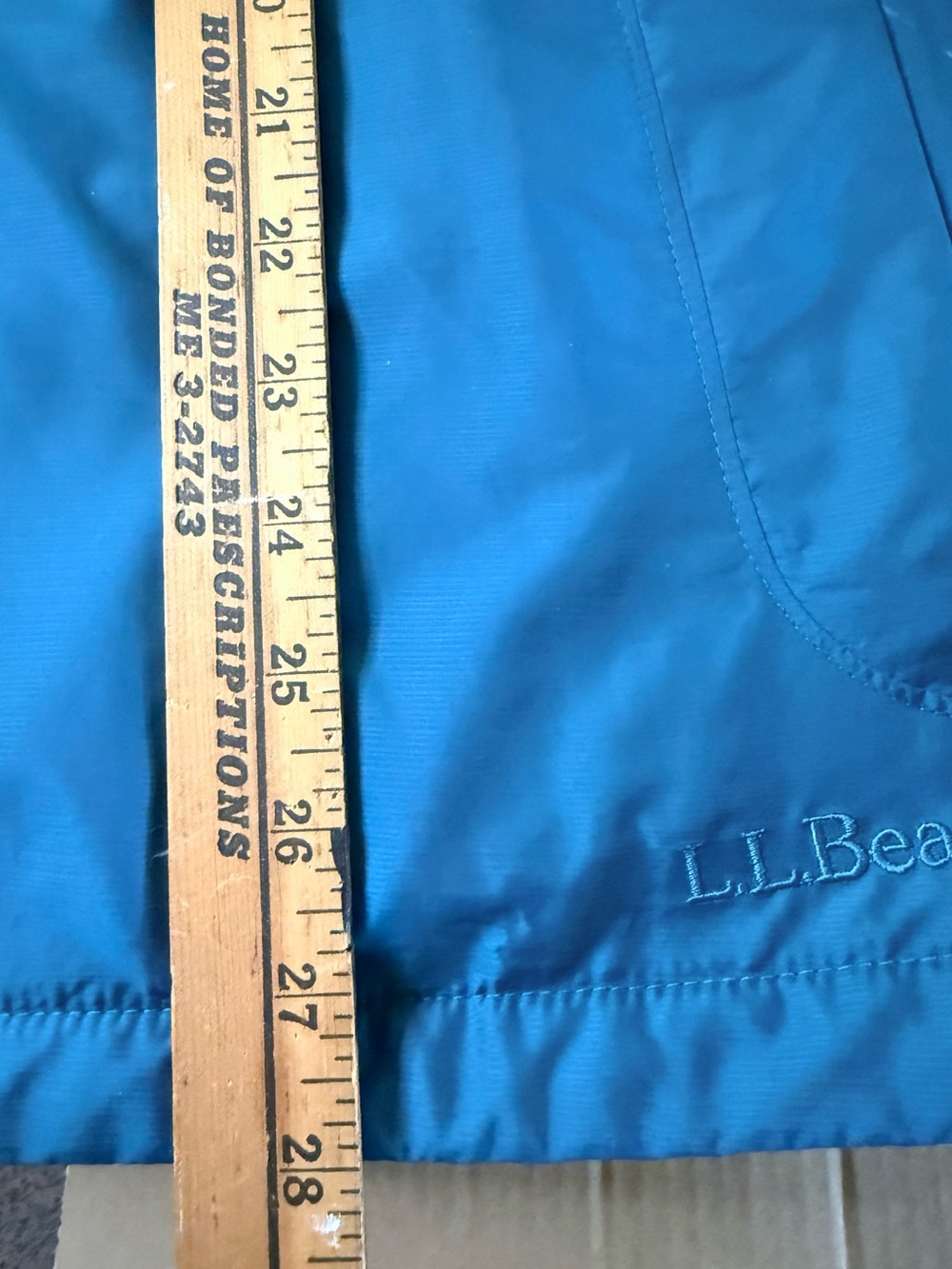 LL Bean Vest Womens 3X Plus Teal Hooded Full Zip Lightweight Hiking Outdoors - Picture 6 of 6